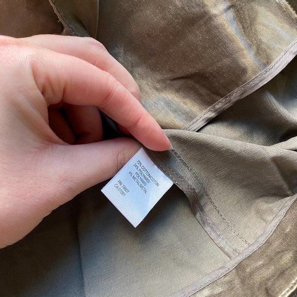 ISDA & Co Satin Shimmery Olive Green Biker Bomber Jacket - Picture 9 of 9